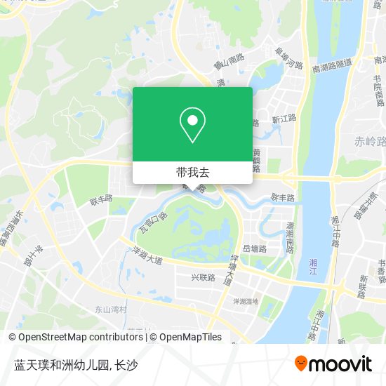 蓝天璞和洲幼儿园地图
