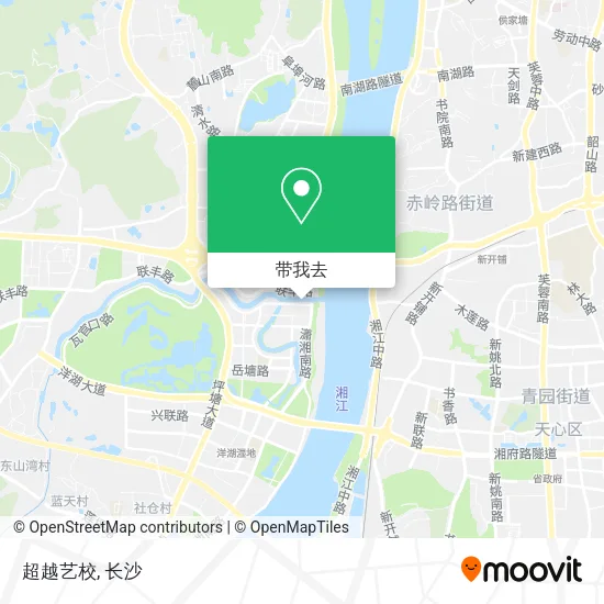 超越艺校地图