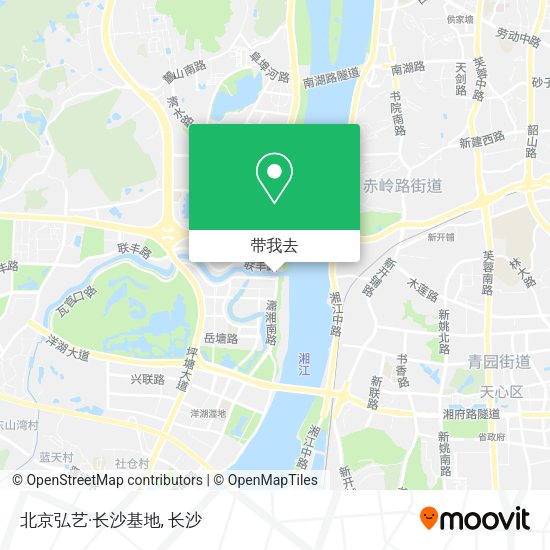 北京弘艺·长沙基地地图