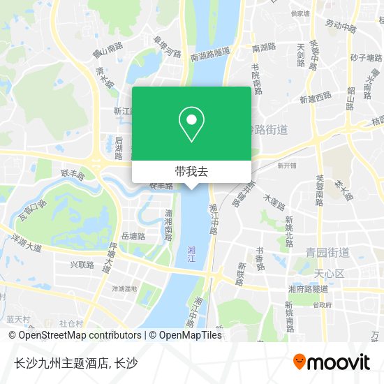 长沙九州主题酒店地图