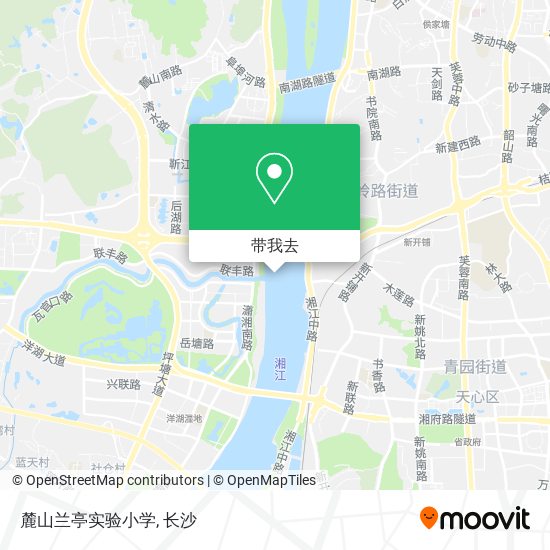 麓山兰亭实验小学地图