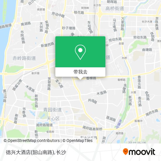 德兴大酒店(韶山南路)地图