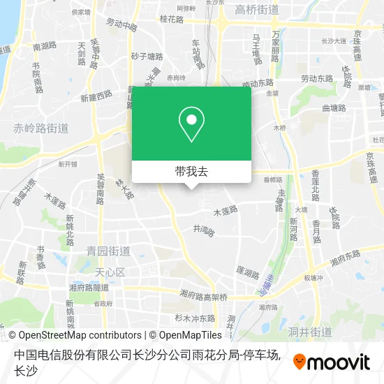 中国电信股份有限公司长沙分公司雨花分局-停车场地图