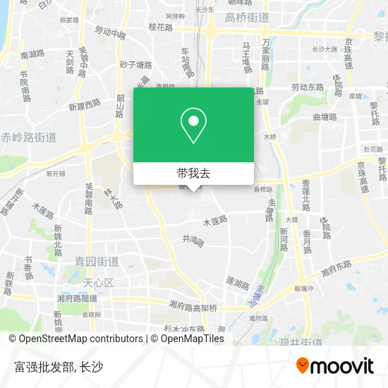 富强批发部地图