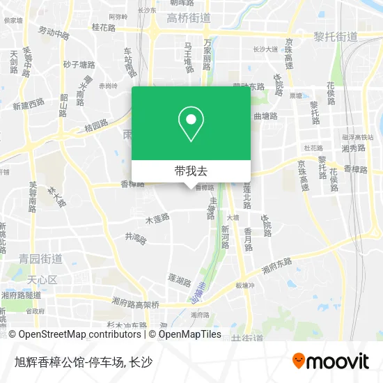 旭辉香樟公馆-停车场地图