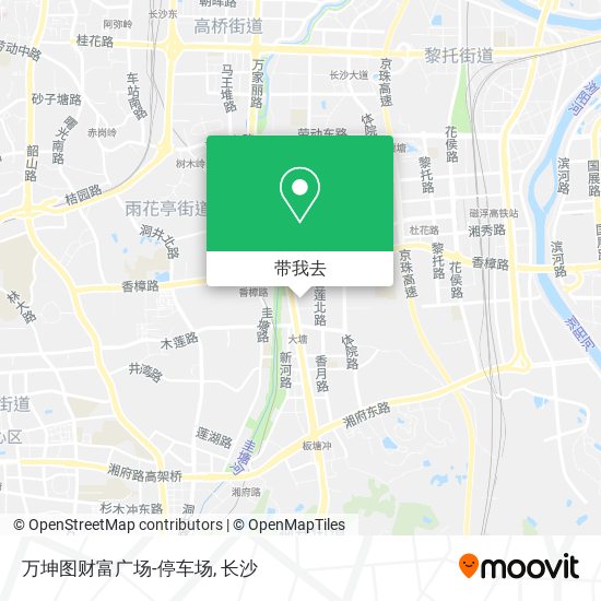 万坤图财富广场-停车场地图