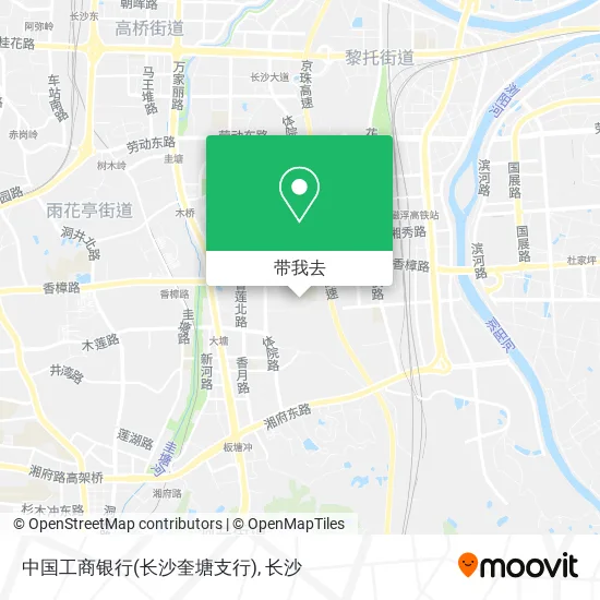 中国工商银行(长沙奎塘支行)地图