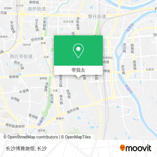长沙博雅旅馆地图