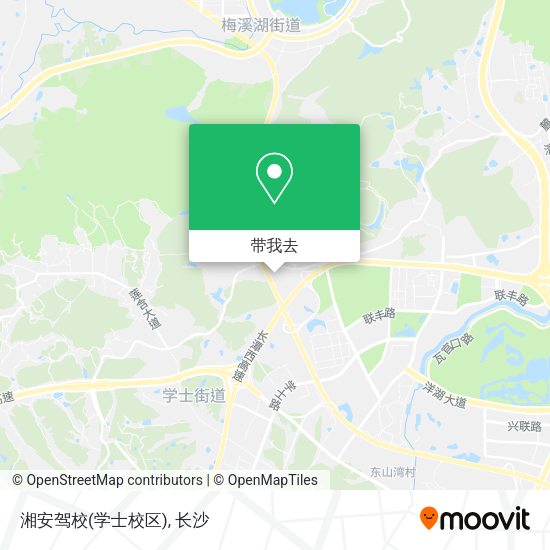 湘安驾校(学士校区)地图