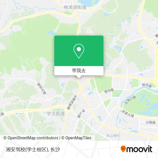 湘安驾校(学士校区)地图