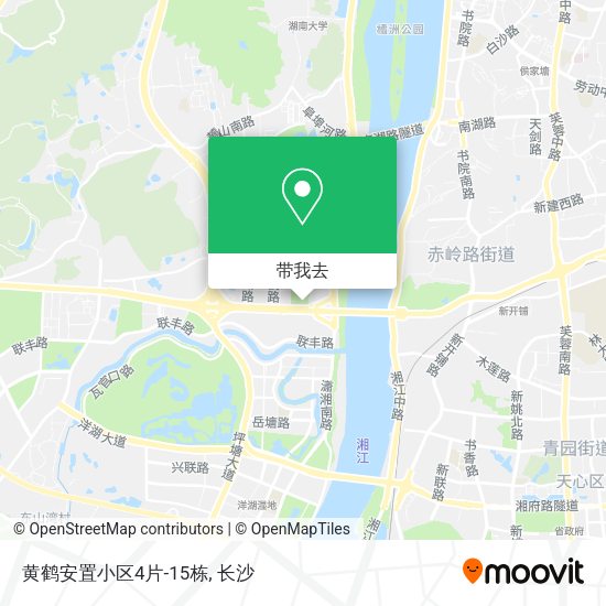 黄鹤安置小区4片-15栋地图