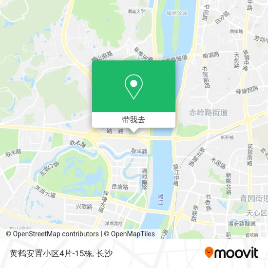 黄鹤安置小区4片-15栋地图
