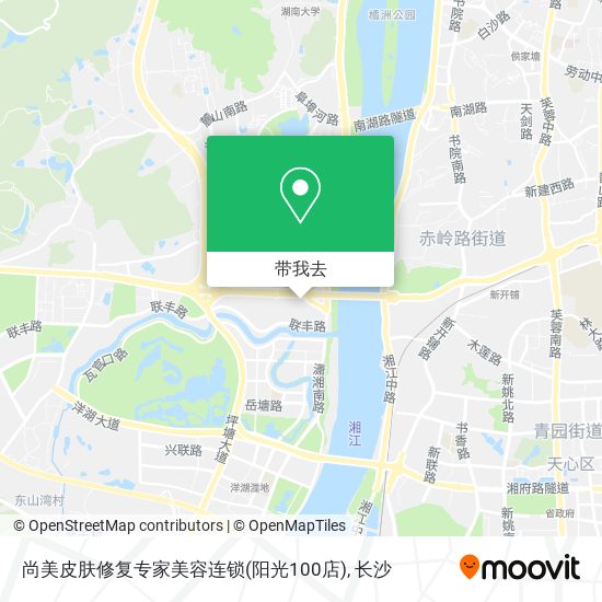 尚美皮肤修复专家美容连锁(阳光100店)地图