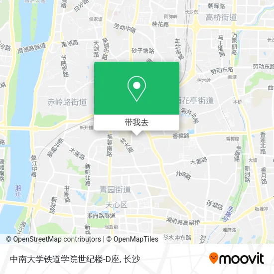 中南大学铁道学院世纪楼-D座地图