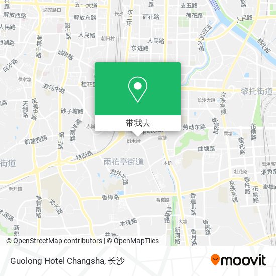 Guolong Hotel Changsha地图