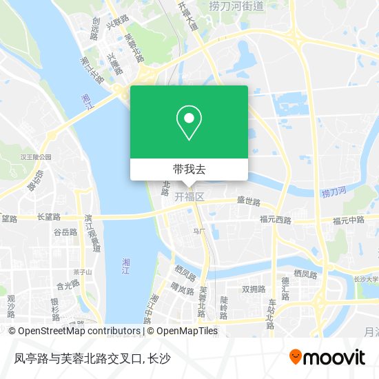 凤亭路与芙蓉北路交叉口地图