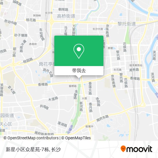 新星小区众星苑-7栋地图