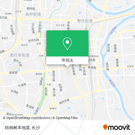 梧桐树本地菜地图