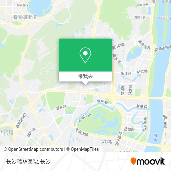 长沙瑞华医院地图