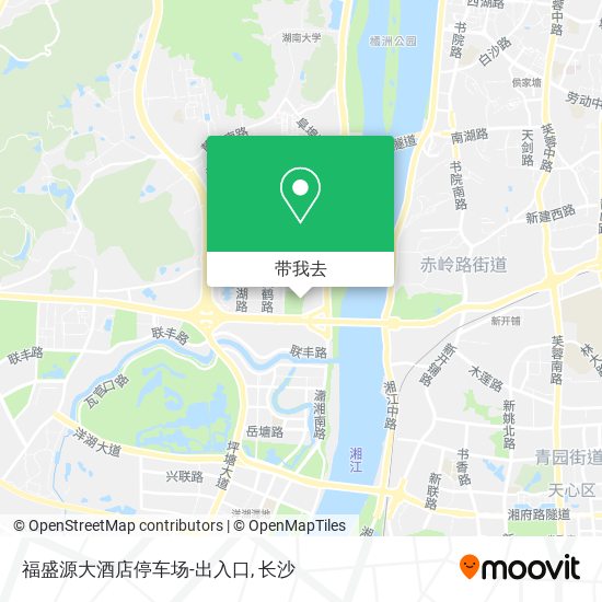 福盛源大酒店停车场-出入口地图