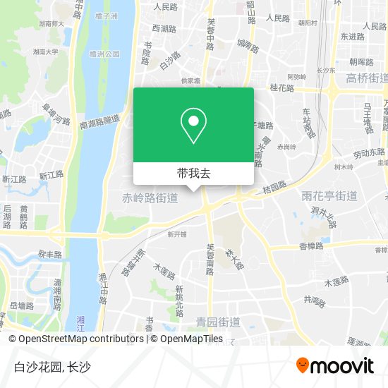 白沙花园地图