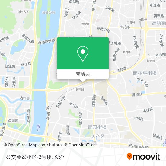 公交金盆小区-2号楼地图