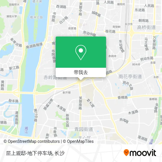 层上观邸-地下停车场地图