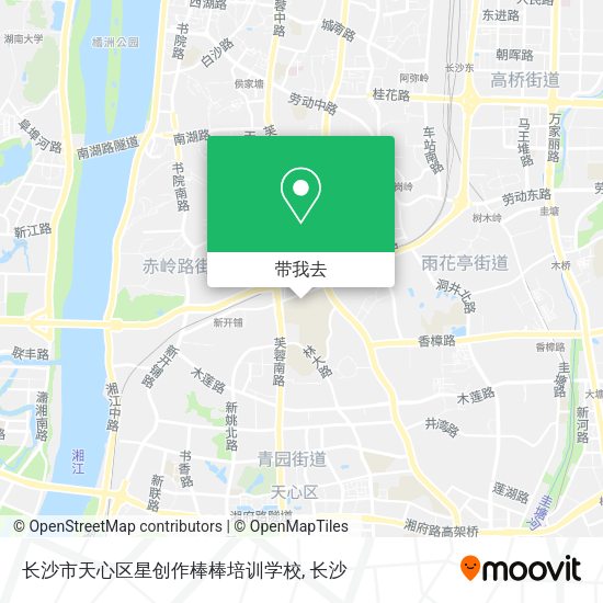 长沙市天心区星创作棒棒培训学校地图