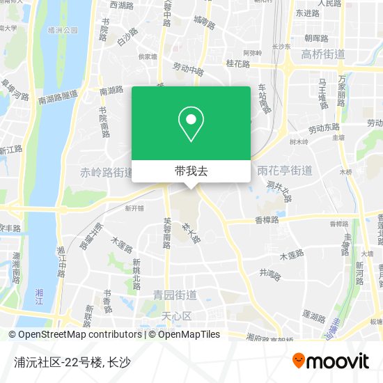 浦沅社区-22号楼地图