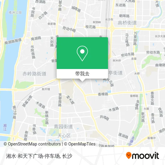 湘水·和天下广场-停车场地图