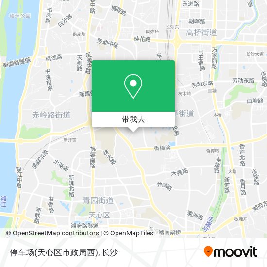 停车场(天心区市政局西)地图