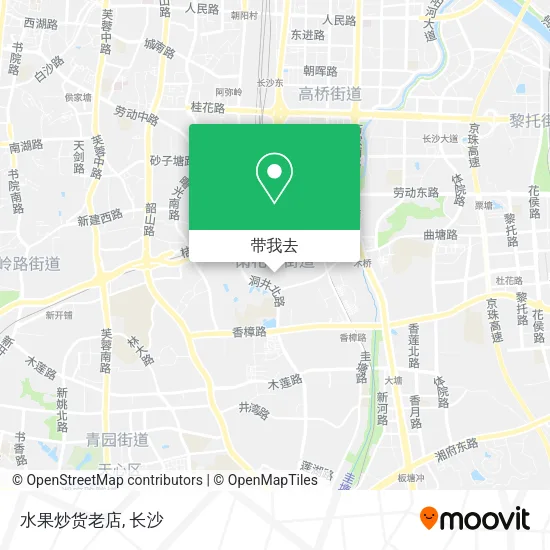 水果炒货老店地图