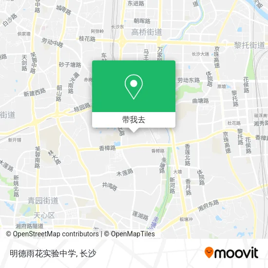 明德雨花实验中学地图
