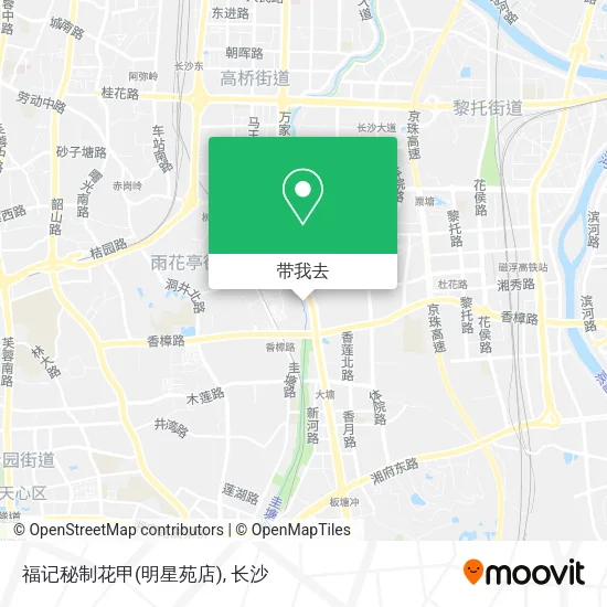 福记秘制花甲(明星苑店)地图