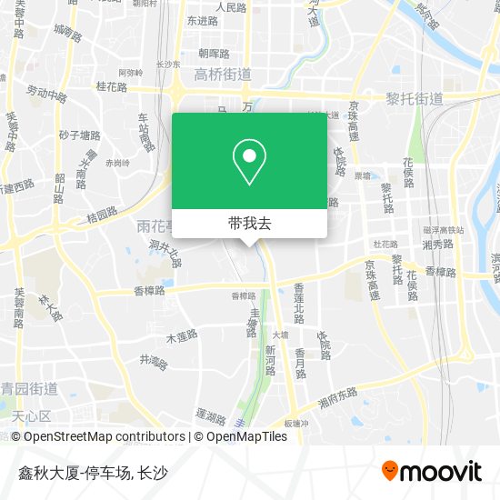 鑫秋大厦-停车场地图