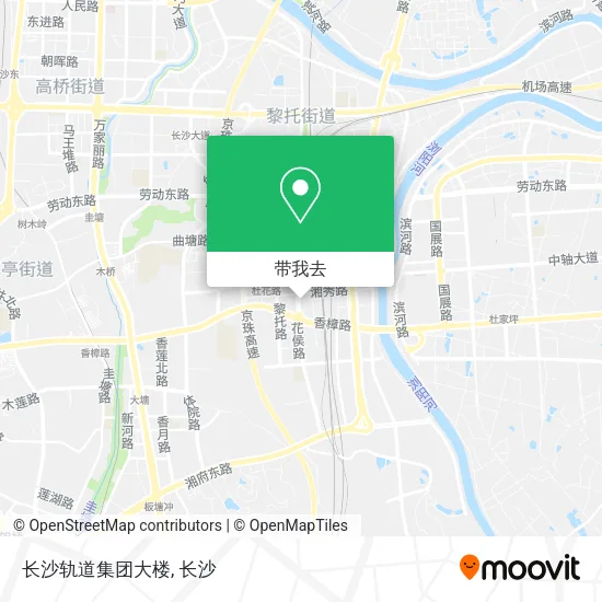 长沙轨道集团大楼地图