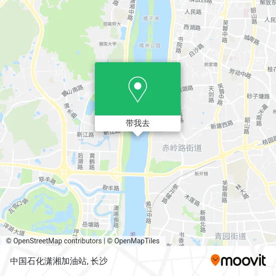 中国石化潇湘加油站地图
