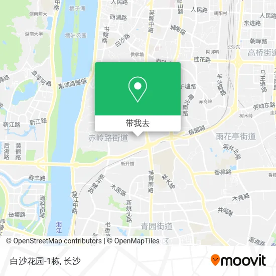 白沙花园-1栋地图