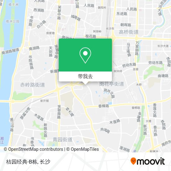 桔园经典-B栋地图