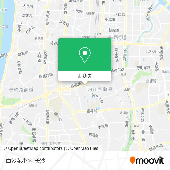 白沙苑小区地图