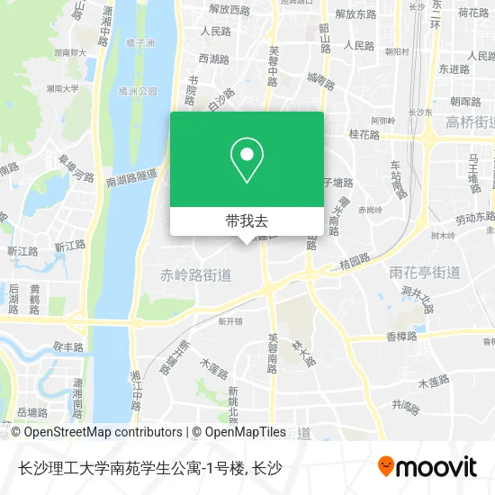 长沙理工大学南苑学生公寓-1号楼地图