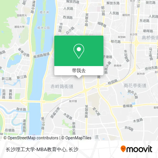 长沙理工大学-MBA教育中心地图