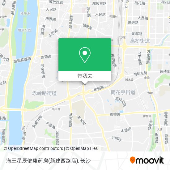 海王星辰健康药房(新建西路店)地图