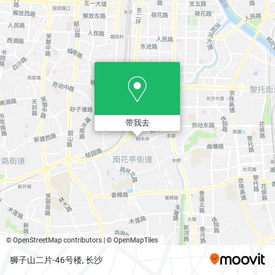 狮子山二片-46号楼地图