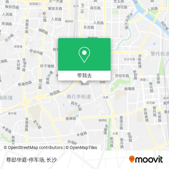 尊邸华庭-停车场地图