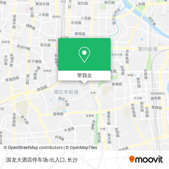 国龙大酒店停车场-出入口地图