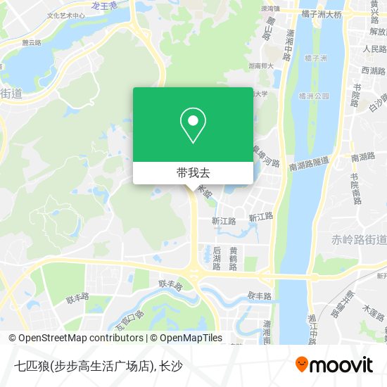 七匹狼(步步高生活广场店)地图