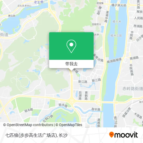 七匹狼(步步高生活广场店)地图
