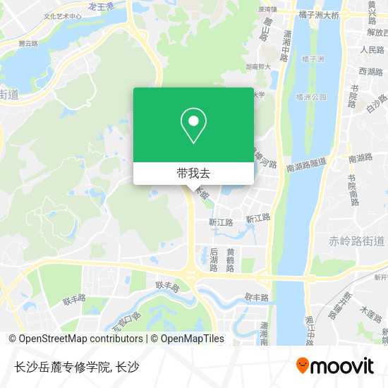 长沙岳麓专修学院地图