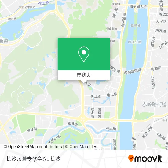 长沙岳麓专修学院地图
